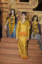 Tanisha Mukherjee at Durga Pooja on 4th Oct 2014
